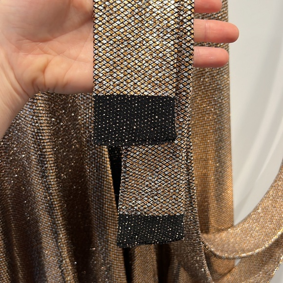 Gold AF Halter Dress | Onion | Size 12 - Picture 7 of 11